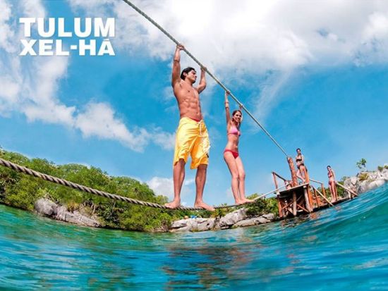 大自然のテーマパーク「シェルハ海洋公園」 ウォーターパークで川下りや洞窟探検＜食べ飲み放題／英語ドライバー／カンクン発＞