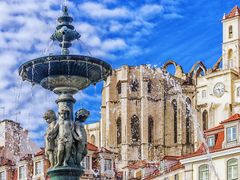 Portugal, Lisbon, Rossio Square