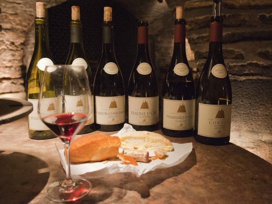 ブルゴーニュ地方　コート・ドール(黄金の丘陵)　ドメーヌ見学＆ボーヌでの自由時間あり！＜試飲付／英語ガイド／ディジョン発着＞