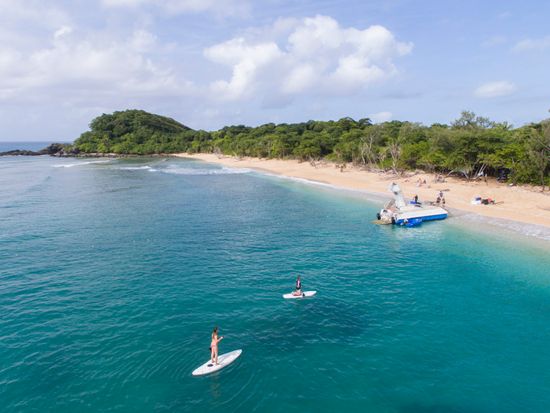 semi sub and paddleboards 