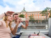 st petersburg boat cruise travelers taking photos