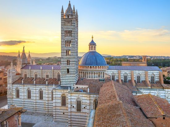 トスカーナ地方 1日観光ツアー　世界遺産シエナ歴史地区＆サン・ジミニャーノ歴史地区＆ワイナリー訪問 ＜貸切／現地語ドライバー＞