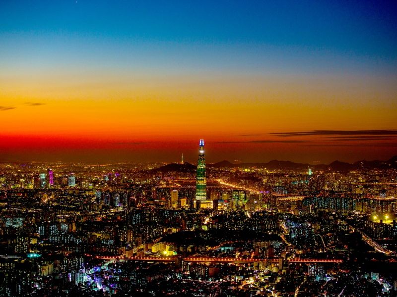 ソウル ナイトツアー ロッテワールドタワー展望台 ソウルスカイ から鑑賞するソウルの夜景 東大門市場でショッピング 本格 骨付きカルビの夕食 日本語ガイド ソウルの観光 オプショナルツアー専門 Veltra ベルトラ