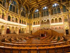 Interior of the Hungarian Parliament Building
