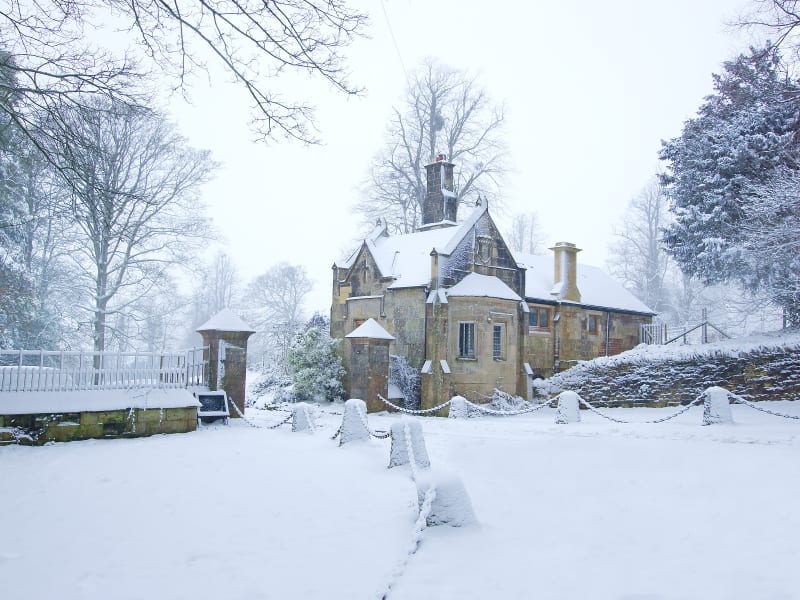 UK, England, Cotswolds, Winter Season