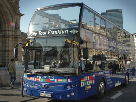 Frankfurt, bus tour, hop-on, hop-off