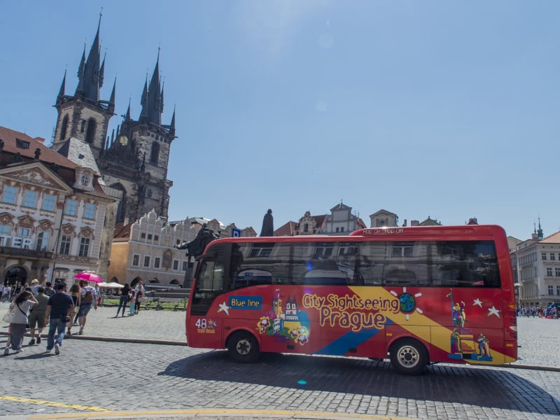 prague czech republic hop on hop off bus tour
