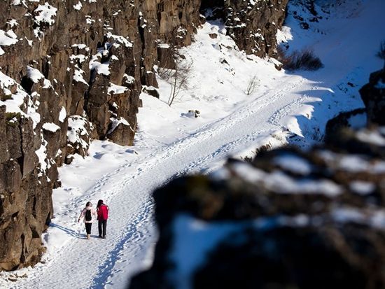 世界遺産シンクヴェトリル国立公園とグトルフォスの滝へ！ゴールデンサークル＆洞窟探検1日観光ツアー＜レイキャヴィーク発＞の写真5
