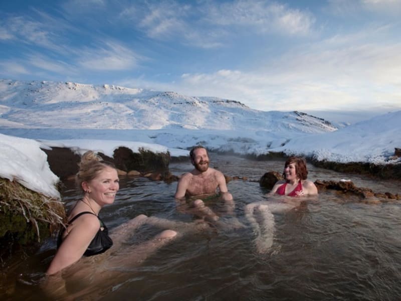 Iceland, Reykjadalur, Hot Springs