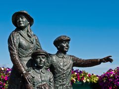 Ireland, Cobh Heritage Center, Annie-Moore Statue