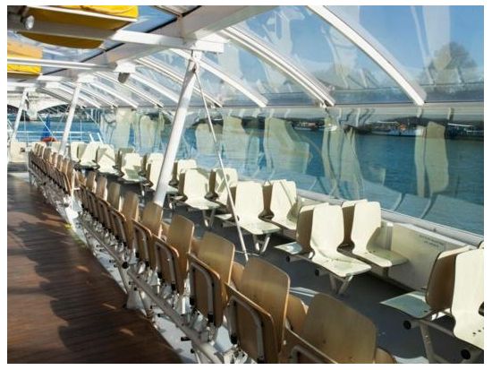 セーヌ川 乗り降り自由 水上バス「バトーバス（バトビュス）」事前チケット予約 *当日予約OK