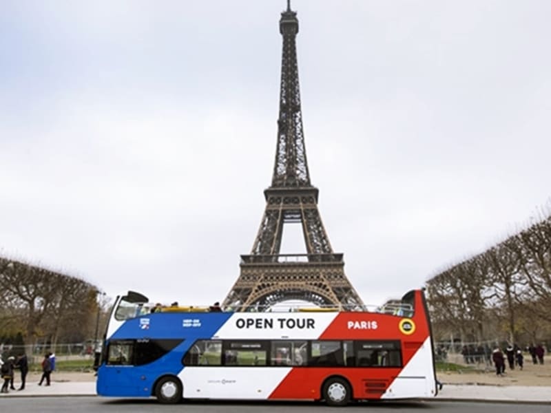 Open tour, Paris, bus tour