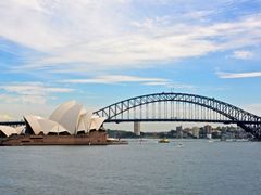 Sydney Harbour opera house and bridge