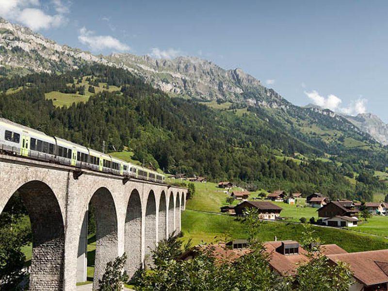 Switzerland, Interlaken, Train