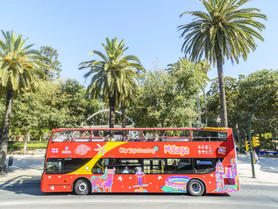 malaga hop on hop off sightseeing bus tour spain