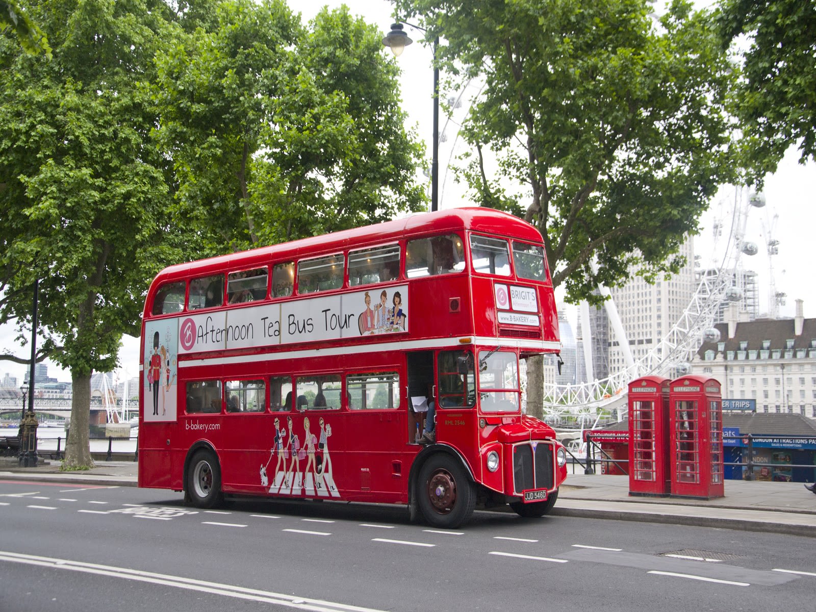 London Afternoon Tea Bus Tour On A Vintage Double Decker, London Tours ...