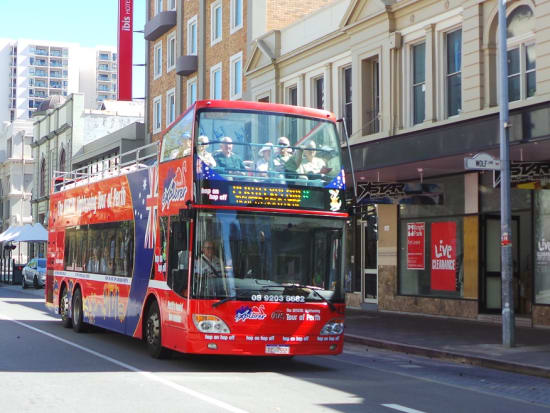 Perth Hop On Hop Off Sightseeing Bus Tour By Open Top Double Decker Bus Tours Activities Fun Things To Do In Perth Australia Veltra