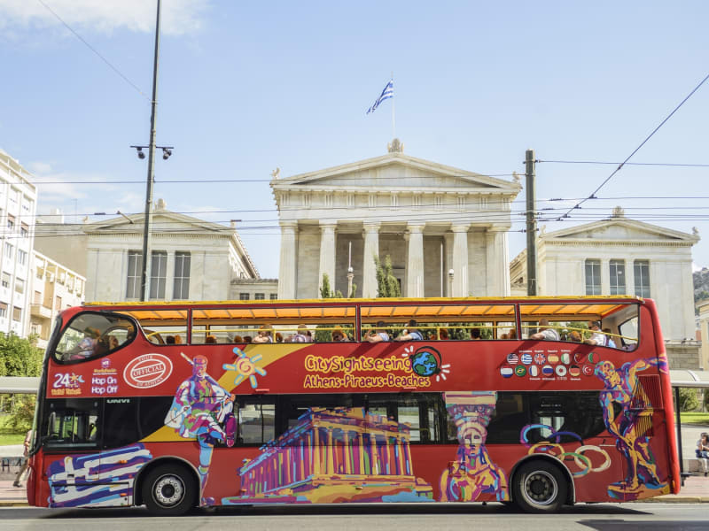 city sightseeing hop on hop off bus athens