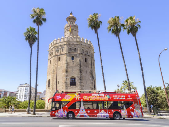 torre del oro seville spain hop on hop off bus