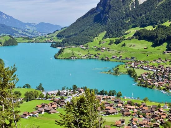 Lake, Swiss Alps, Switzerland