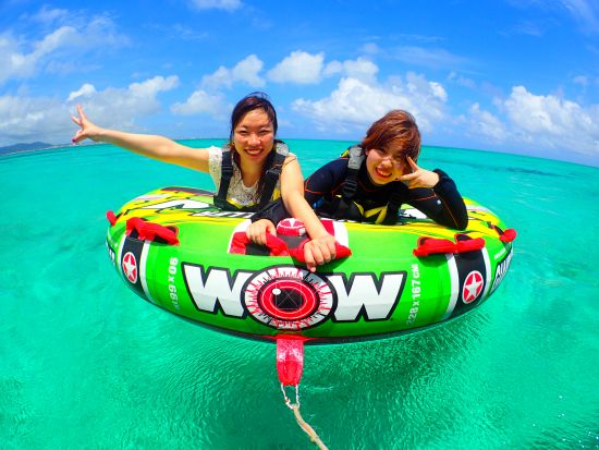 【沖縄・石垣島】絶景の無人島！幻の島上陸シュノーケル＆マリンスポーツ10種類以上遊び放題＜1日／市街地送迎／石垣島発＞