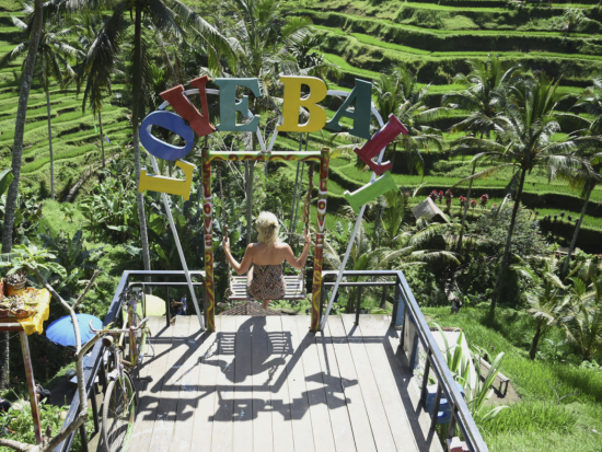 バリ島 1日観光ツアー　ウブド＆世界遺産タマン・アユン寺院＆タナロット寺院＆テガララン（棚田）＆ゴアガジャ遺跡 ＜昼食＆夕食付き／日本語ガイド＞by JTB