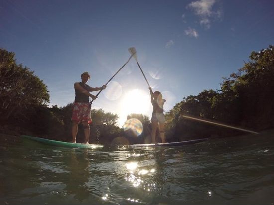 サンライズSUP or サンセットSUP（スタンドアップパドル）ツアー　短時間で参加可能＜GoPro写真付／宮古島＞byオーシャンキング