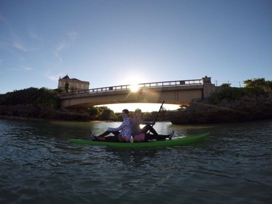 サンライズSUP or サンセットSUP（スタンドアップパドル）ツアー　短時間で参加可能＜GoPro写真付／宮古島＞byオーシャンキング