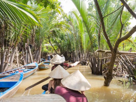 メコン川クルーズ＋クチトンネル観光ツアー　大人気のプリンセス号のディナークルーズチケット付き！＜ホテルお迎え／日本語ガイド／象耳魚の昼食＞