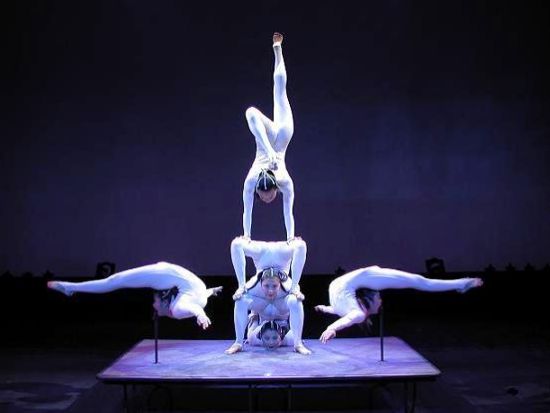 上海雑技＆選べるメニューの夕食＜上海料理／北京ダック＞