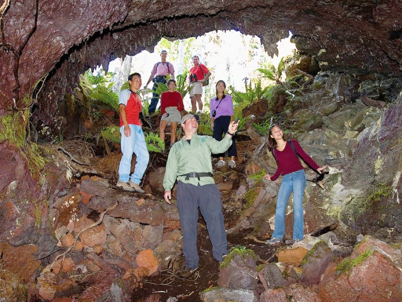 Walking into cave Hualalai small-XL