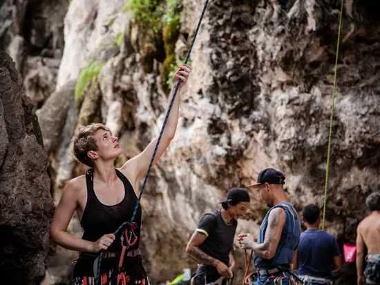 Rock Climbing Railay Beach