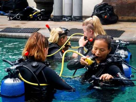 PADIオープンウォーター／アドバンス ダイビングライセンス取得コース＜2～3日＞by ブルーシーズン・バリ