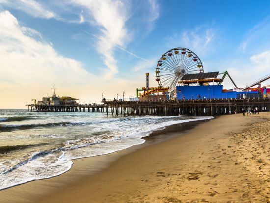 ロサンゼルス サイクリングツアー　電動自転車で巡るサンタモニカ ＜英語ガイド＞