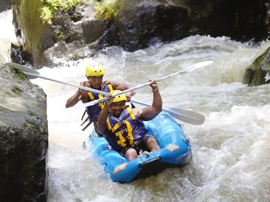 river kayaking in ayung river bali indonesia