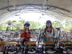 gourmet buffet lunch in bali indonesia