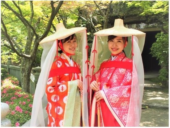 平安のおでかけスタイル「壺装束」で宮島観光！大聖院＆紅葉谷公園を散策＜宮島＞by みやじま紅葉の賀