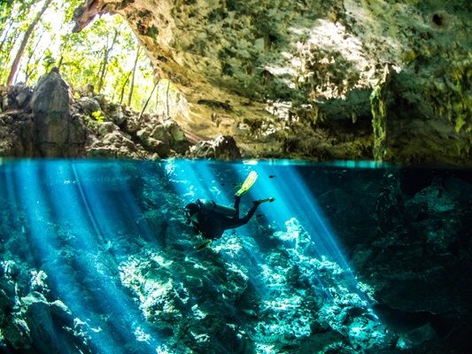 セノーテ　Cenote 神秘的な絶景スポット、セノーテ・スウィトゥン【行き方