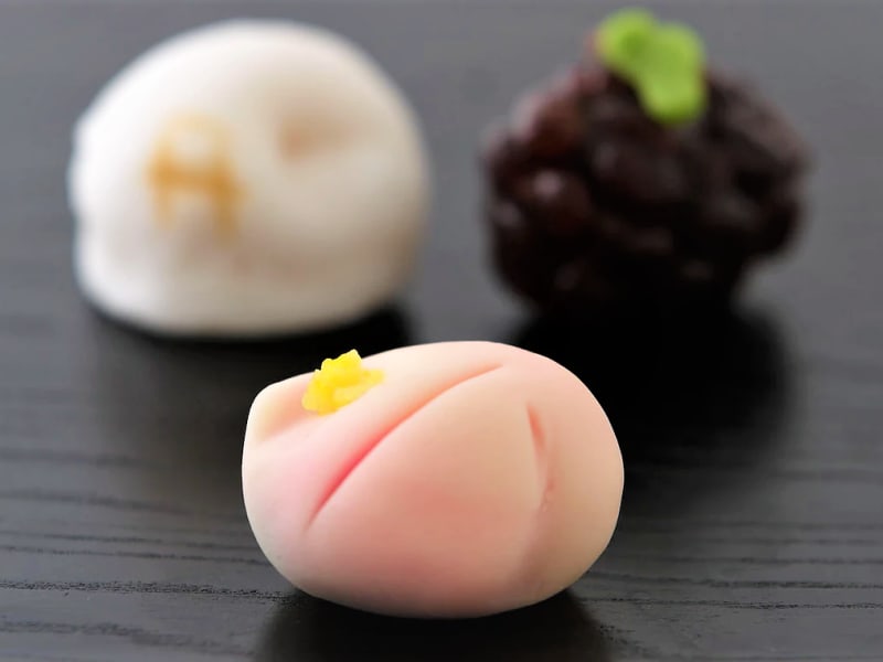 Japanese traditional sweets class in Kyoto