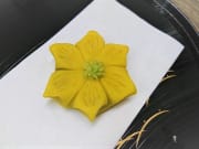 Japanese wagashi flower shaped