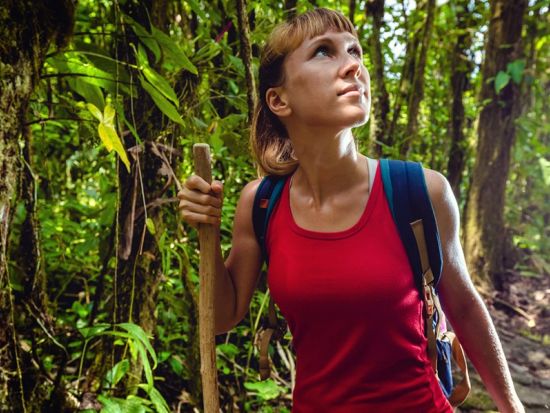 オアフ島　タンタラスの丘 緑豊かな熱帯雨林と火山の噴石丘陵をハイキング　中級～上級者向け＜英語ガイド＞