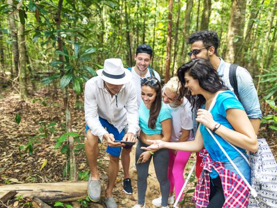 オアフ島　タンタラスの丘 緑豊かな熱帯雨林と火山の噴石丘陵をハイキング　中級～上級者向け＜英語ガイド＞