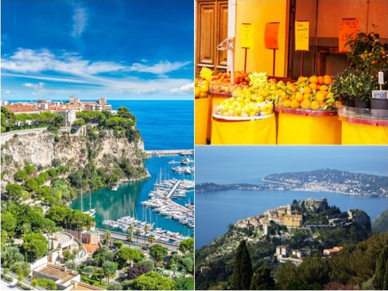 モナコ＋エズ＋マントン日帰り観光ツアー　紺碧のリビエラ海岸とイタリア国境のリゾート地を巡る＜日本語／ニース発＞