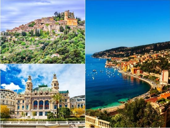 モナコ＋エズ＋ヴィルフランシュ・シュル・メール 1日観光ツアー  フラゴナール香水工場見学付き＜日本語または英語／ニース発＞