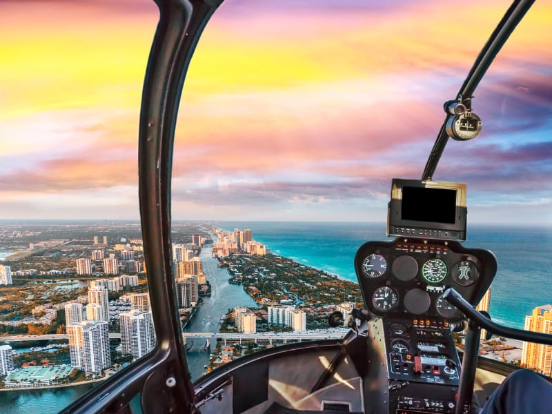 USA_Florida_Miami_Helicopter Flight