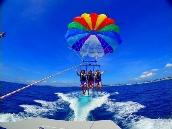 【毎日5組限定】ボートでGO！青の洞窟体験ダイビング＆絶景パラセーリング★EX絶景体験★GoPro水中写真★専属水中ガイド★自社専用ボート