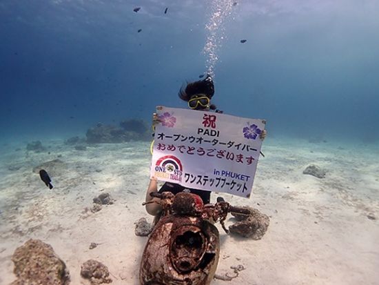 PADI オープンウォーター／アドバンス ライセンス取得コース 1名からプライベート催行！＜2～3日間＞by ワンステッププーケット
