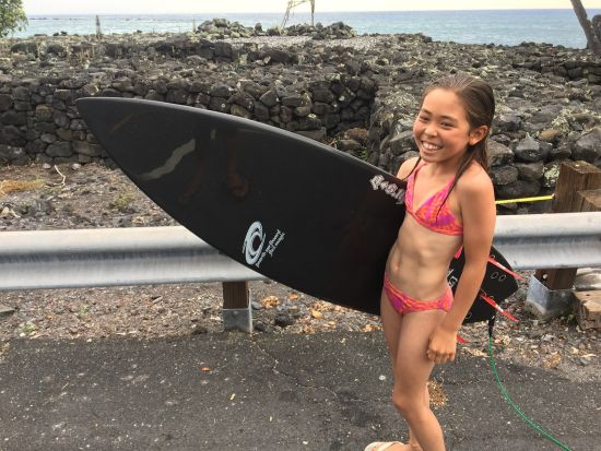 ハワイ島 サーフィンレッスン カハルウビーチパーク＜日本語インストラクター／往復送迎付き＞ byナミプロダクション