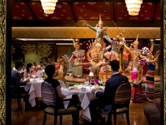 【タイ舞踊ディナーショー】高級ホテル「マンダリン・オリエンタル」が運営する☆川沿いの王宮レストラン「サラリムナーム(Sala Rim Naam)」