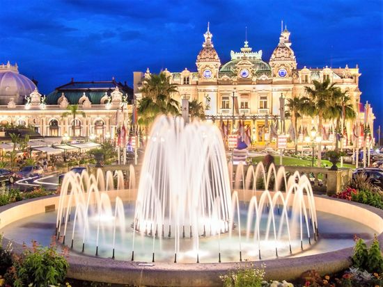 Monte Carlo Casino Fountain